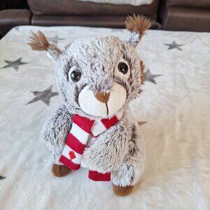 Canadian Pal From Royal Specialty Sales Plush Stuffed Canadian Squirrel W/Scarf